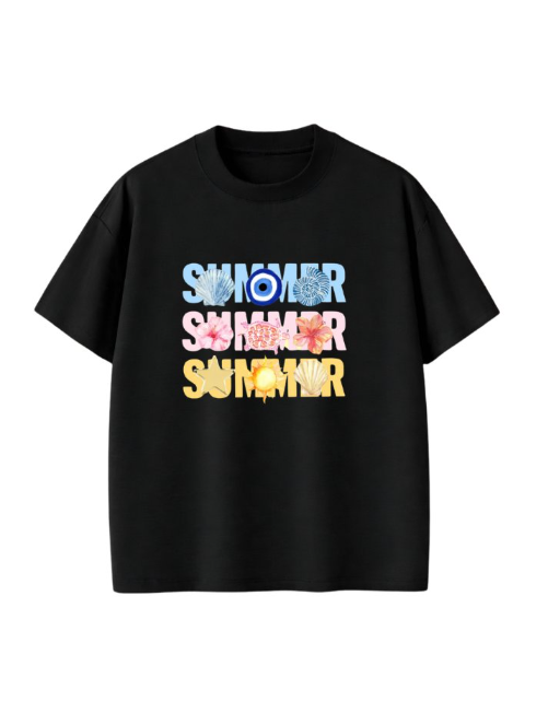 Summer Baskı Tişört