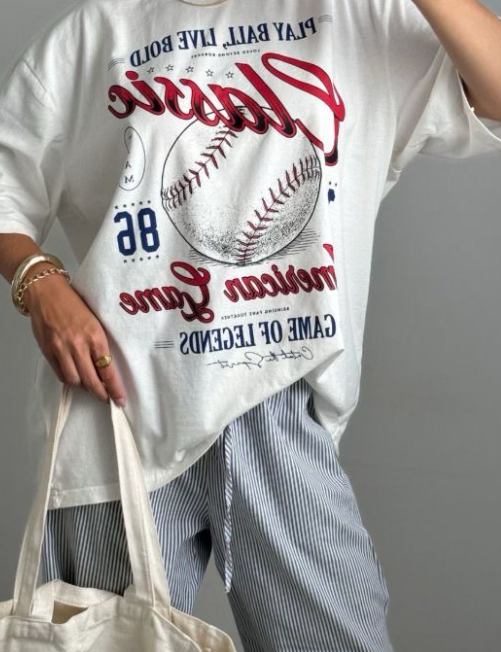 American Game Oversize Tişört